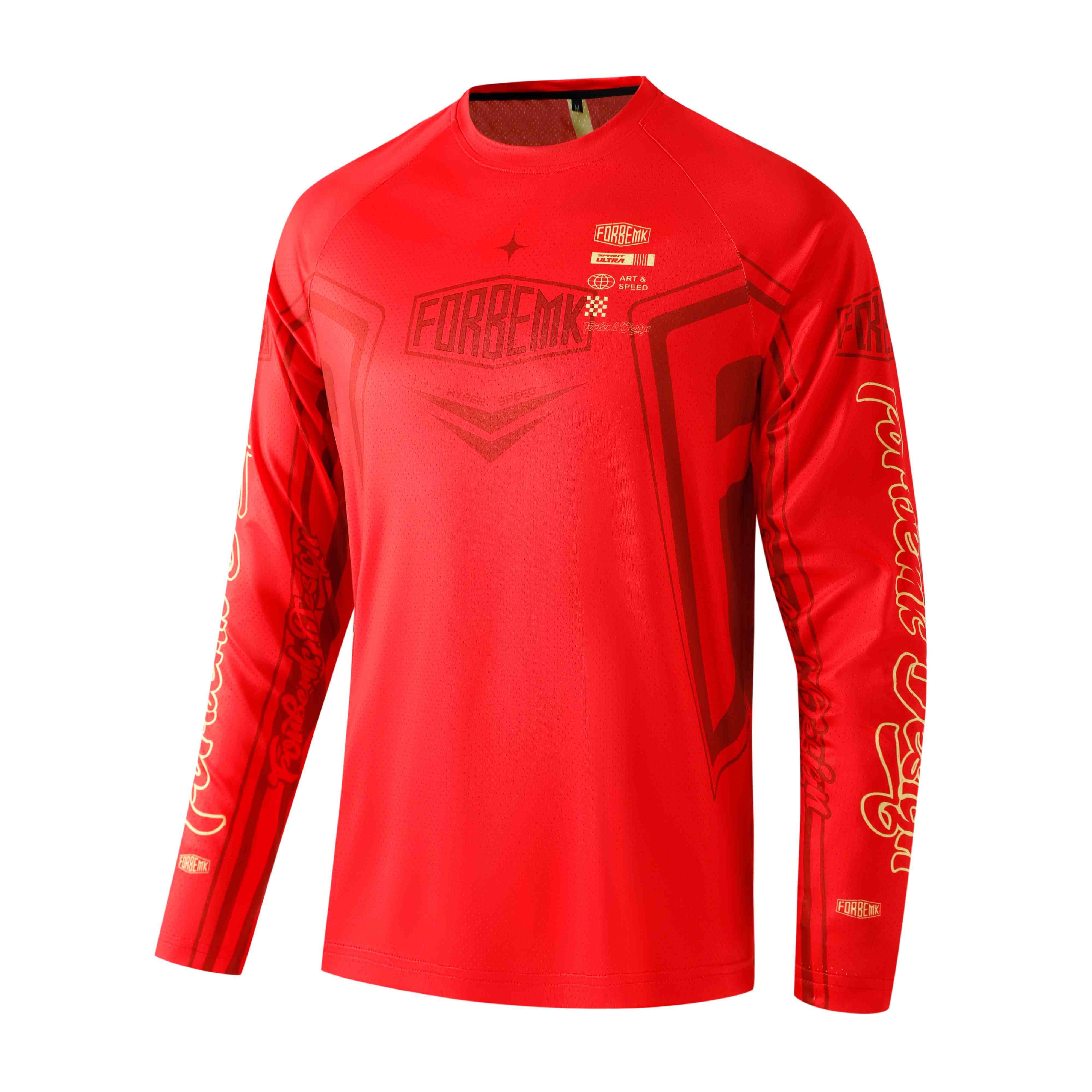 FORBEMK Pro Long Sleeve Mountain Bike Jersey shirt2